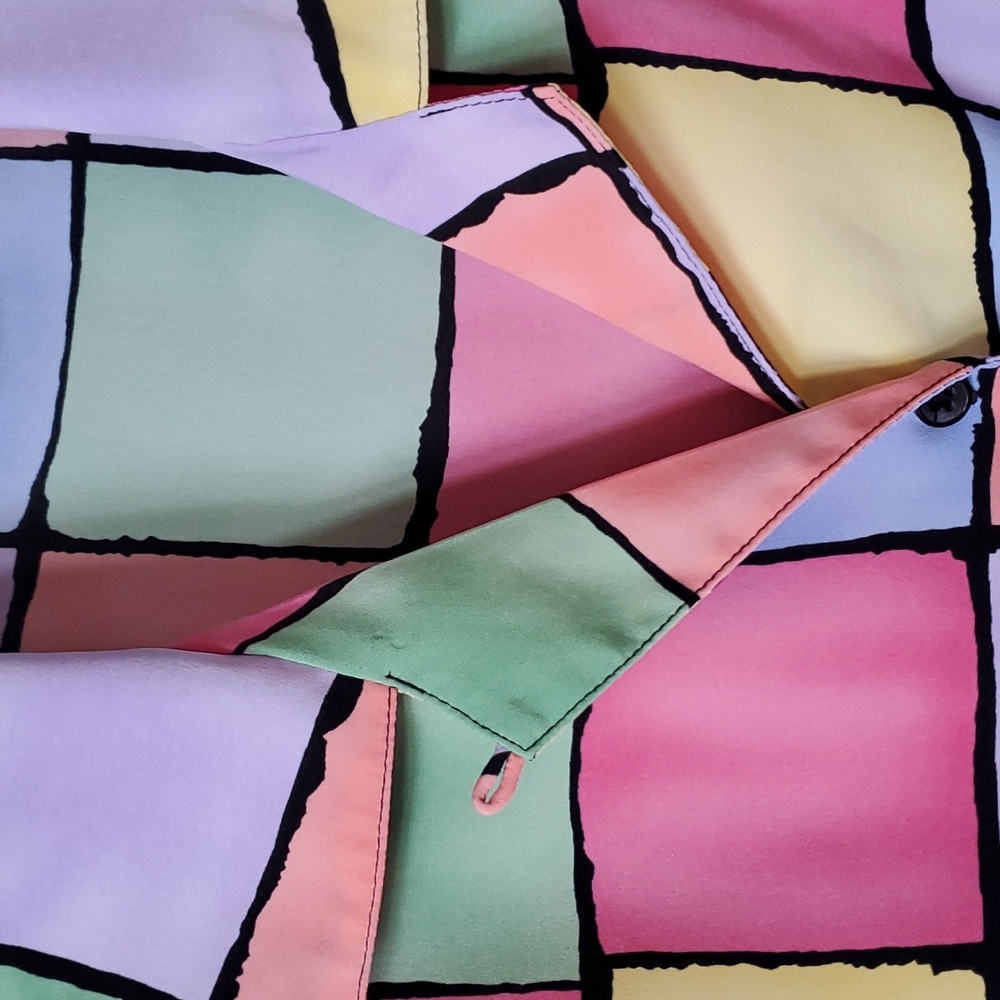 Vintage Notations Patchwork Blouse - image 5